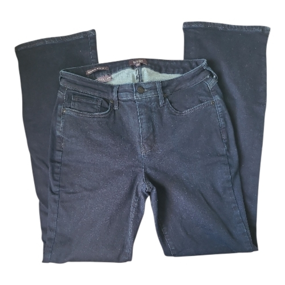 NYDJ Barbara Bootcut Women's Dark Wash Blue Jeans Size 8
